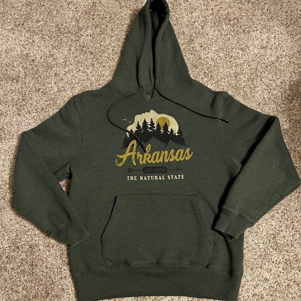 Men's State of Mind Arkansas Graphic Hoodie Sweatshirt